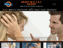 Tablet Screenshot of heavymetalgroup.com.au